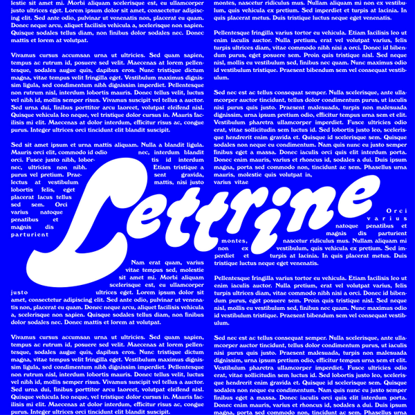 Lettrine